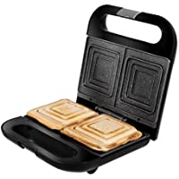 Los mejores  - Cecotec Sandwichera RocknToast Sandwich Squared. 750 W- Capacidad 2 Sándwiches- Acabado en Acero Inoxidable- Placas…